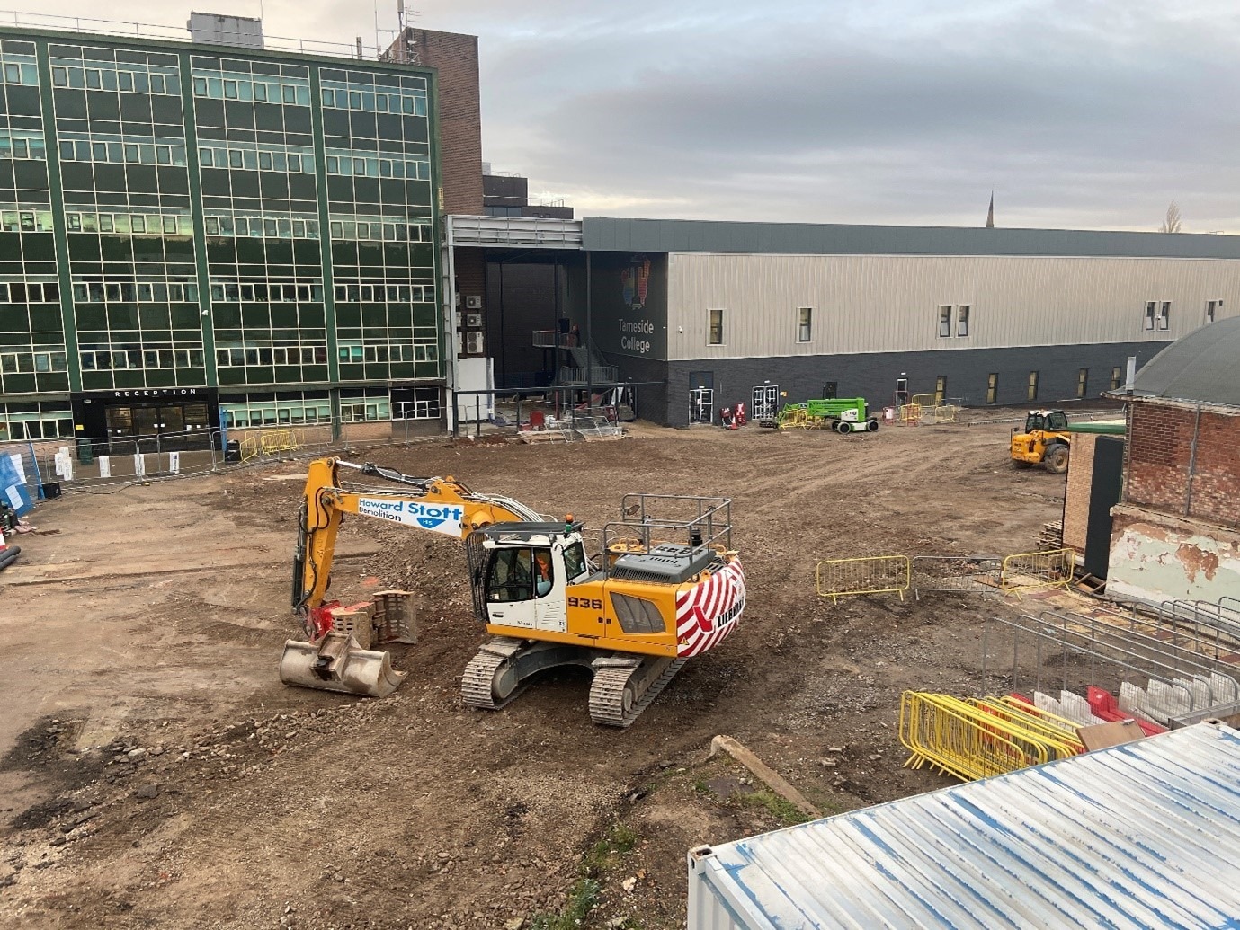 Construction of the Tameside College Construction Skills Centre
